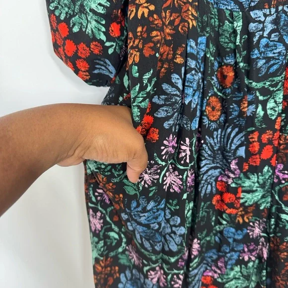 Knox Rose Jumpsuit Floral Wide Leg Cropped - Picture 4 of 11